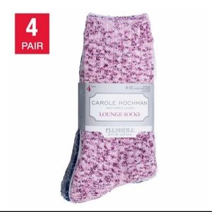 Carole Hochman 4-Pair- Ladies' Lounge Casual Crew